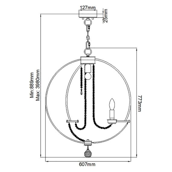 Полилей Cassie 6xE14 Polished Nickel Plated Elstead Lighting CASSIE7 | Osvetlenieto.bg Полилей Cassie 6xE14 Polished Nickel Plated Elstead Lighting CASSIE7 | Osvetlenieto.bg