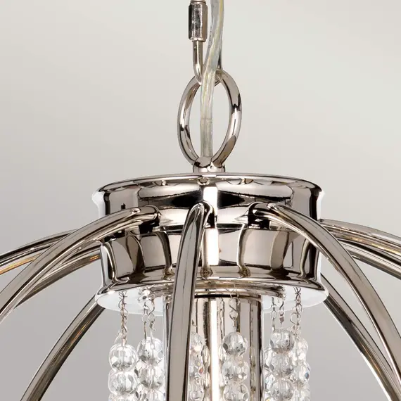Полилей Cassie 6xE14 Polished Nickel Plated Elstead Lighting CASSIE7 | Osvetlenieto.bg