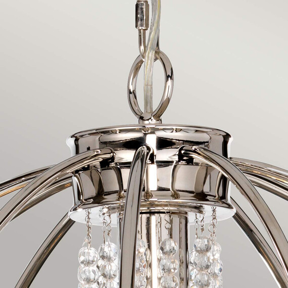 Полилей Cassie 6xE14 Polished Nickel Plated Elstead Lighting CASSIE7 | Osvetlenieto.bg