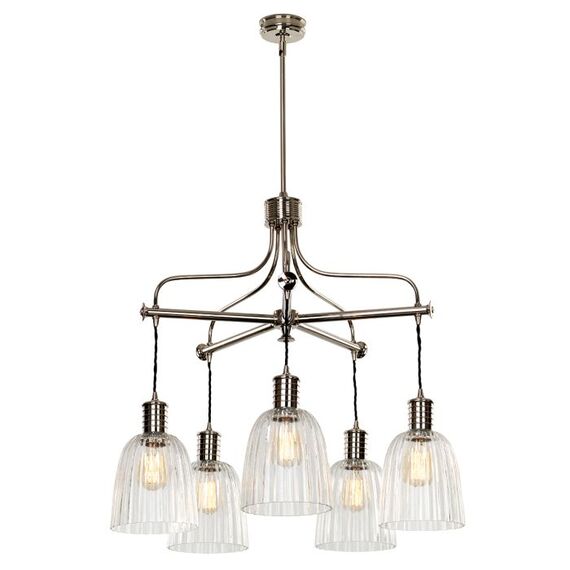 Полилей Douille 5xE27 Polished Nickel Elstead Lighting DOUILLE5-PN | Osvetlenieto.bg