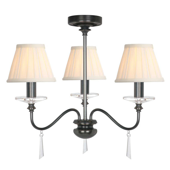 Полилей Finsbury Park 3xE14 Old Bronze Elstead Lighting FP3-OLD-BRZ | Osvetlenieto.bg