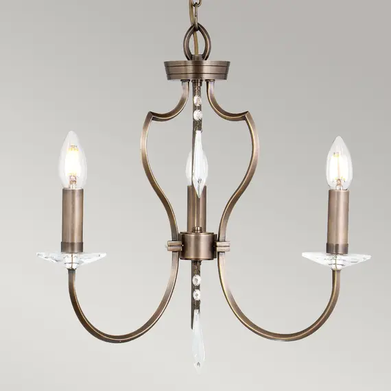 Полилей Pimlico 3xE14 Dark Bronze Elstead Lighting PM3-DB | Osvetlenieto.bg