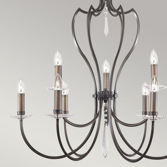 Полилей Pimlico 9xE14 Dark Bronze Elstead Lighting PM9-DB | Osvetlenieto.bg Полилей Pimlico 9xE14 Dark Bronze Elstead Lighting PM9-DB | Osvetlenieto.bg