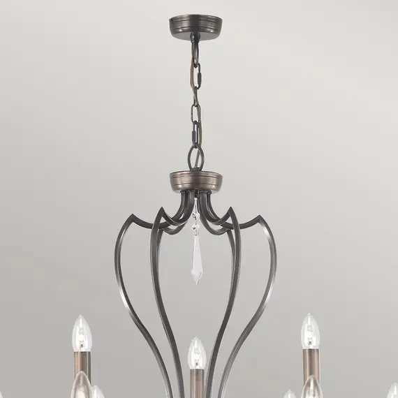 Полилей Pimlico 9xE14 Dark Bronze Elstead Lighting PM9-DB | Osvetlenieto.bg