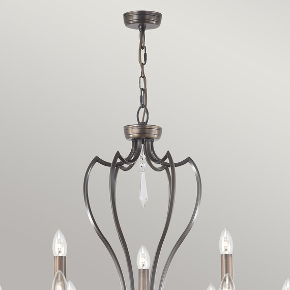 Полилей Pimlico 9xE14 Dark Bronze Elstead Lighting PM9-DB | Osvetlenieto.bg