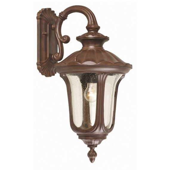 Външен аплик Chicago 1xE27 Medium Down Rusty Bronze Patina Elstead Lighting CC2-M | Osvetlenieto.bg