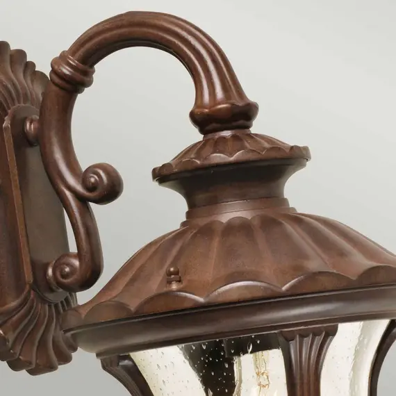 Външен аплик Chicago 1xE27 Small Down Rusty Bronze Patina Elstead Lighting CC2-S | Osvetlenieto.bg