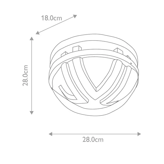 Външен аплик Frida 1xE27 Ceiling Light Graphite Elstead Lighting FRIDA-F | Osvetlenieto.bg