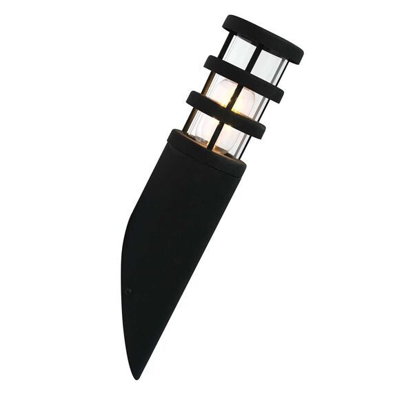 Външен аплик Hornbaek 1xE27 Torch 304 SS Black Elstead Lighting HORNBAEK-W2 | Osvetlenieto.bg