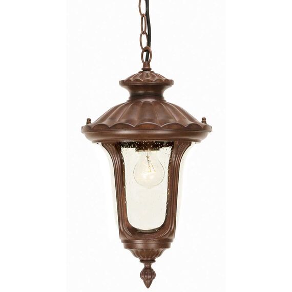 Външна висяща лампа Chicago 1xE27 Small Rusty Bronze Patina Elstead Lighting CC8-S | Osvetlenieto.bg