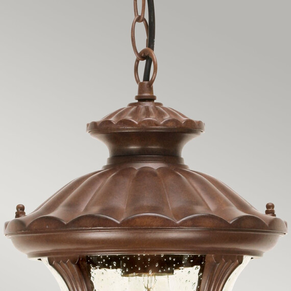 Външна висяща лампа Chicago 1xE27 Small Rusty Bronze Patina Elstead Lighting CC8-S | Osvetlenieto.bg