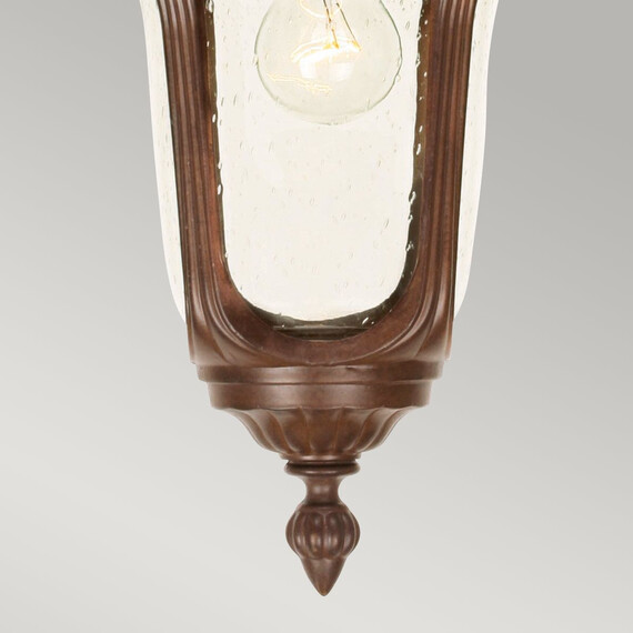 Външна висяща лампа Chicago 1xE27 Small Rusty Bronze Patina Elstead Lighting CC8-S | Osvetlenieto.bg