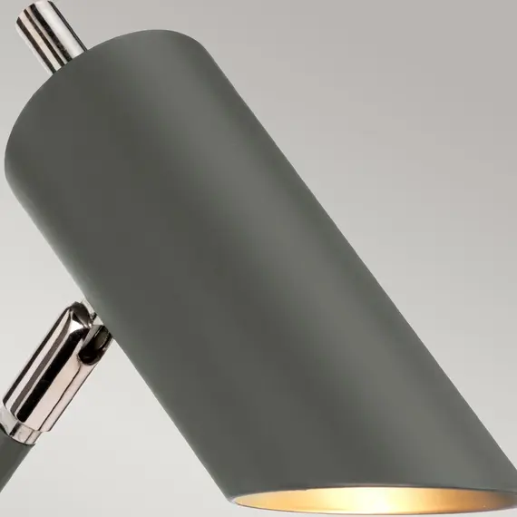 Аплик Quinto 1xE27 Dark Grey Polished Nickel Elstead Lighting QUINTO1-GPN | Osvetlenieto.bg