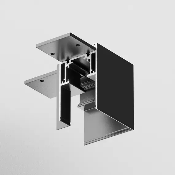 Хоризонтален ъгъл за магнитна шина за открит монтаж S35 TRA004CL-21B Maytoni | Osvetlenieto.bg