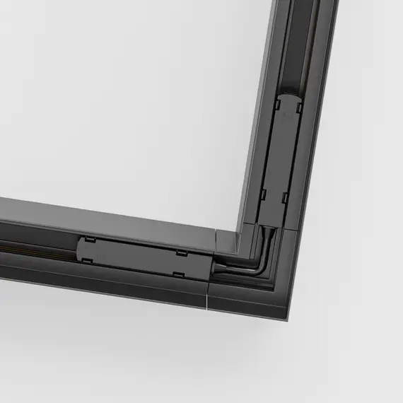 Хоризонтален ъгъл за магнитна шина за открит монтаж S35 TRA004CL-21B Maytoni | Osvetlenieto.bg