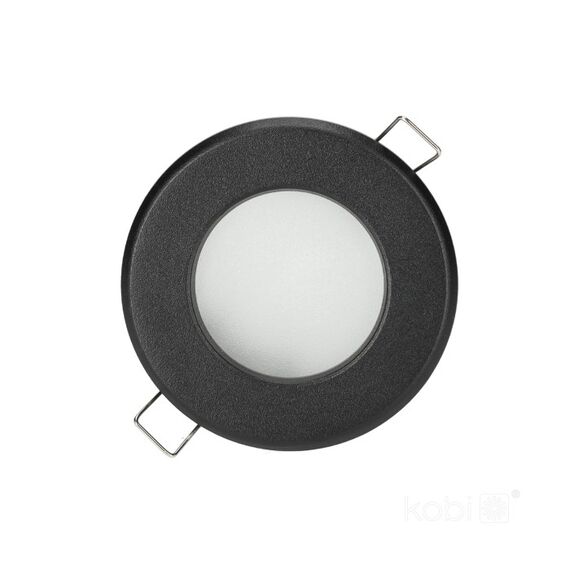 Кръгла черна луна за баня OH34 IP44 | Osvetlenieto.bg