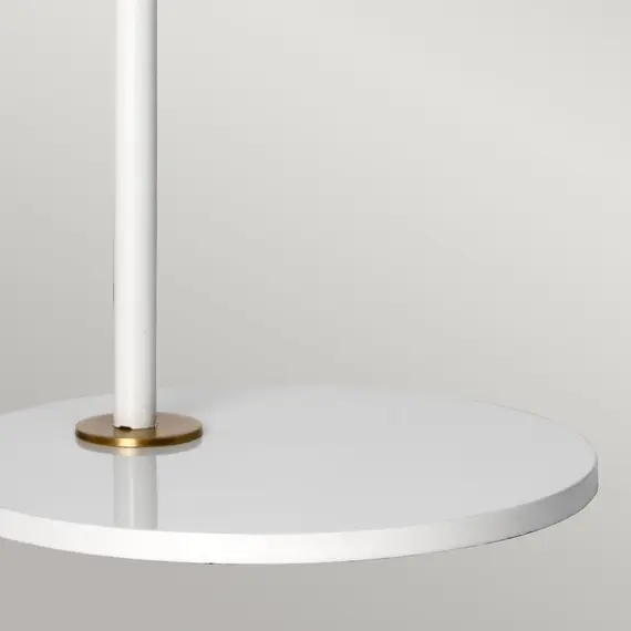 Лампион Quinto 1xE27 White Aged Brass Elstead Lighting QUINTO-FL-WAB | Osvetlenieto.bg