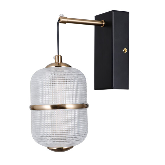 LED Аплик Alani WL-34375-1-BK Italux 6W 3000K | Osvetlenieto.bg