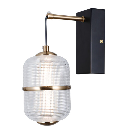 LED Аплик Alani WL-34375-1-BK Italux 6W 3000K | Osvetlenieto.bg