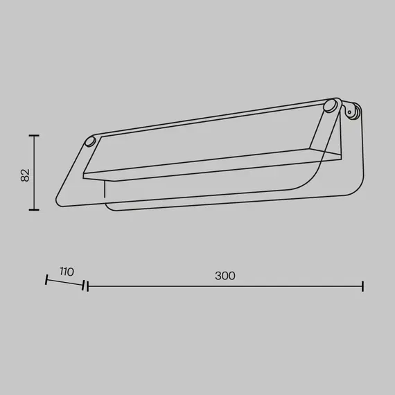 LED Аплик Flat MOD296WL-L6BC3K Maytoni 6W 3000K | Osvetlenieto.bg