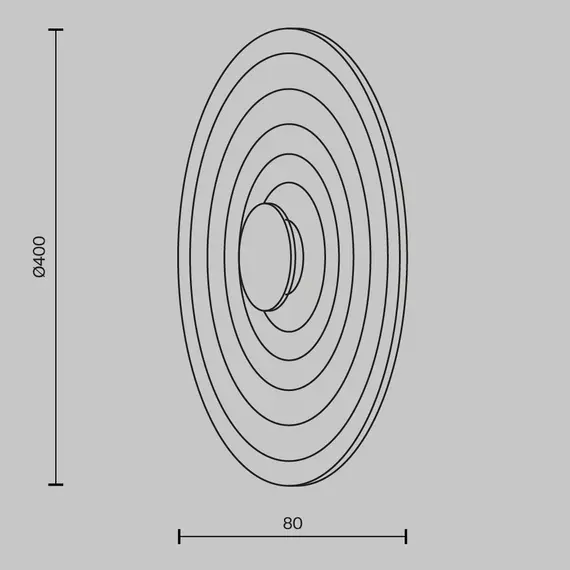 LED Аплик Nami MOD400WL-L5KH2.7K Maytoni 6W 2700K | Osvetlenieto.bg