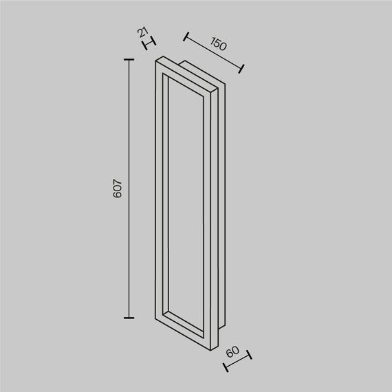 LED Аплик Orign MOD311WL-L55B3K Maytoni 55W 3000K | Osvetlenieto.bg