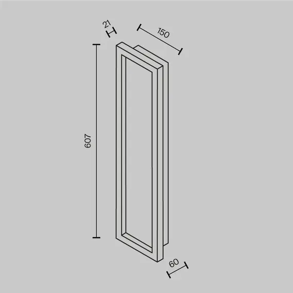 LED Аплик Orign MOD311WL-L55B3K Maytoni 55W 3000K | Osvetlenieto.bg