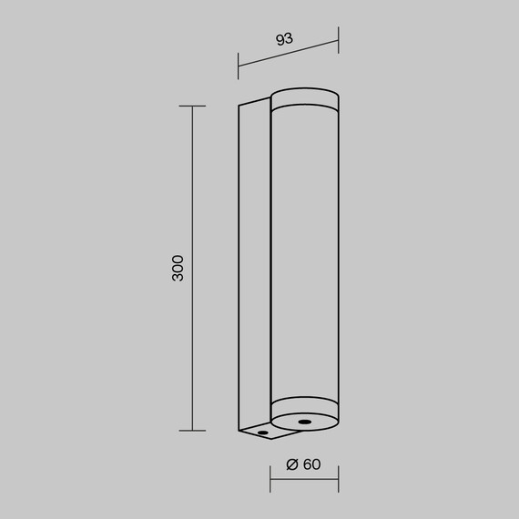 LED Фасаден аплик Rounge O482WL-L12B3K Maytoni 12W 3000K | Osvetlenieto.bg
