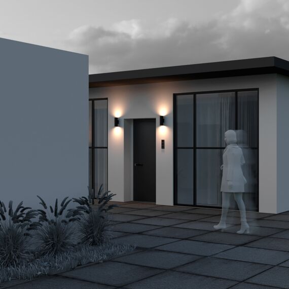 LED Фасаден аплик Shim O303WL-L24GF3K Maytoni 24W 3000K | Osvetlenieto.bg