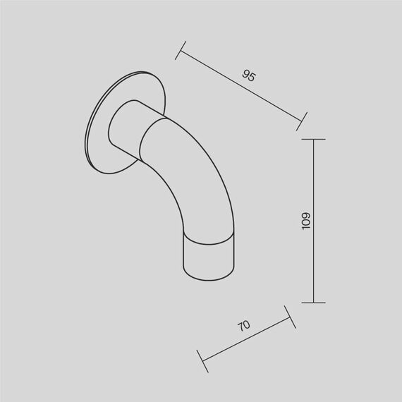 LED Фасаден аплик Sleek O477WL-L2GF3K Maytoni 2W 3000K IP65 | Osvetlenieto.bg