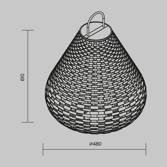 LED Градинска лампа Plet OSL599FL-L5B3K1 Maytoni 5W 3000K | Osvetlenieto.bg