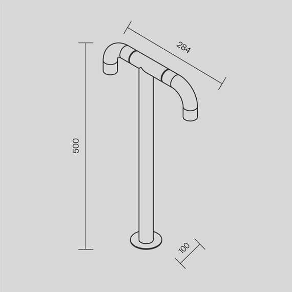 LED Градинска лампа Sleek O477FL-L4GF3K Maytoni 4W 3000K IP65 | Osvetlenieto.bg