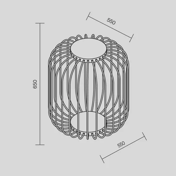 LED Градинска лампа Wisp O478FL-L18GF3K Maytoni 18W 3000K | Osvetlenieto.bg