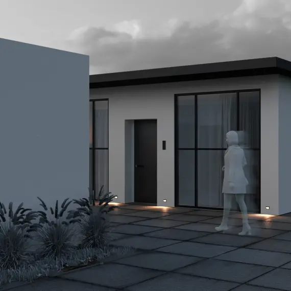 LED Осветител за вграждане в стена Bosca O045SL-L3B3K Maytoni 3W 3000K | Osvetlenieto.bg