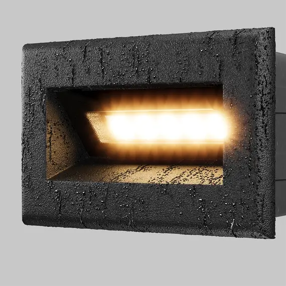 LED Осветител за вграждане в стена Bosca O045SL-L3B3K Maytoni 3W 3000K | Osvetlenieto.bg