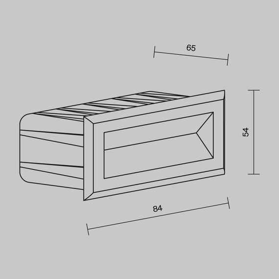 LED Осветител за вграждане в стена Bosca O045SL-L3W3K Maytoni 3W 3000K | Osvetlenieto.bg LED Осветител за вграждане в стена Bosca O045SL-L3W3K Maytoni 3W 3000K | Osvetlenieto.bg