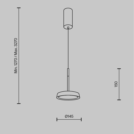 LED Пендел El MOD041PL-L15GB3K Maytoni 12W 3000K | Osvetlenieto.bg LED Пендел El MOD041PL-L15GB3K Maytoni 12W 3000K | Osvetlenieto.bg