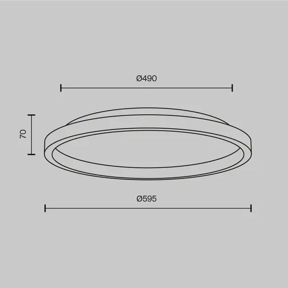 LED Плафон Orign MOD311CL-L40B3K Maytoni 40W 3000K | Osvetlenieto.bg
