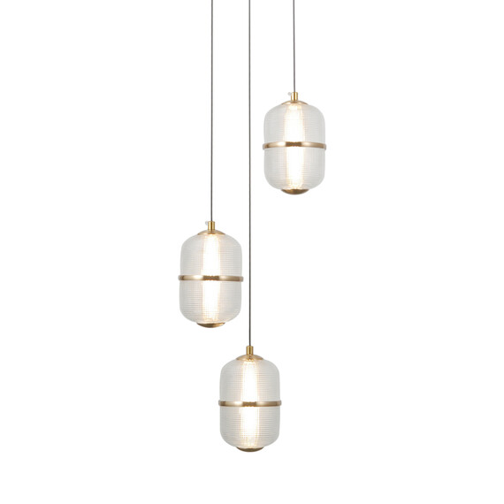 LED Полилей Alani PND-34375-3-BK Italux 15W 3000K | Osvetlenieto.bg