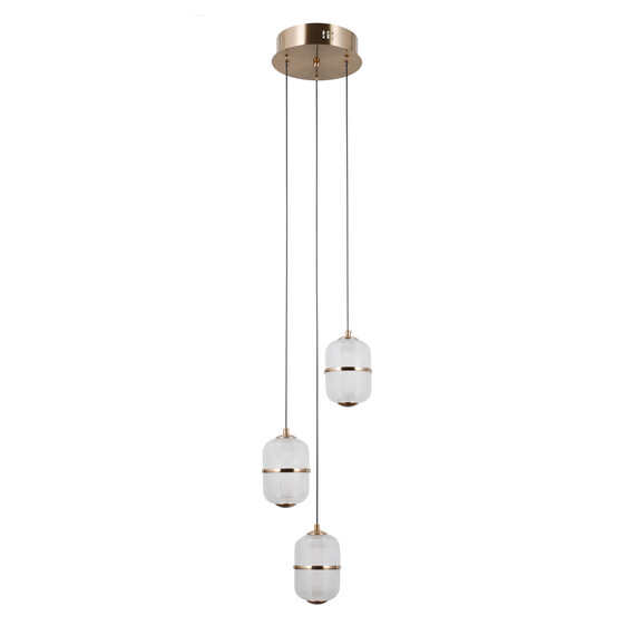 LED Полилей Alani PND-34375-3-HBR Italux 15W 3000K | Osvetlenieto.bg