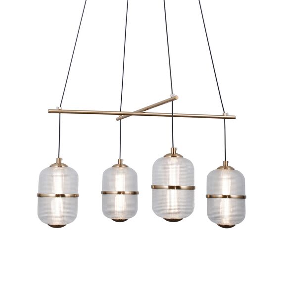 LED Полилей Alani PND-34375-4-BK Italux 24W 3000K | Osvetlenieto.bg