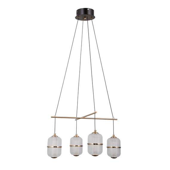 LED Полилей Alani PND-34375-4-BK Italux 24W 3000K | Osvetlenieto.bg