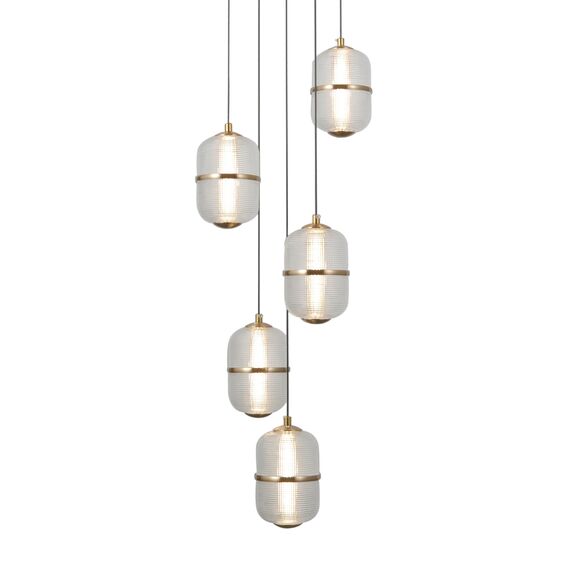 LED Полилей Alani PND-34375-5-BK Italux 28W 3000K | Osvetlenieto.bg