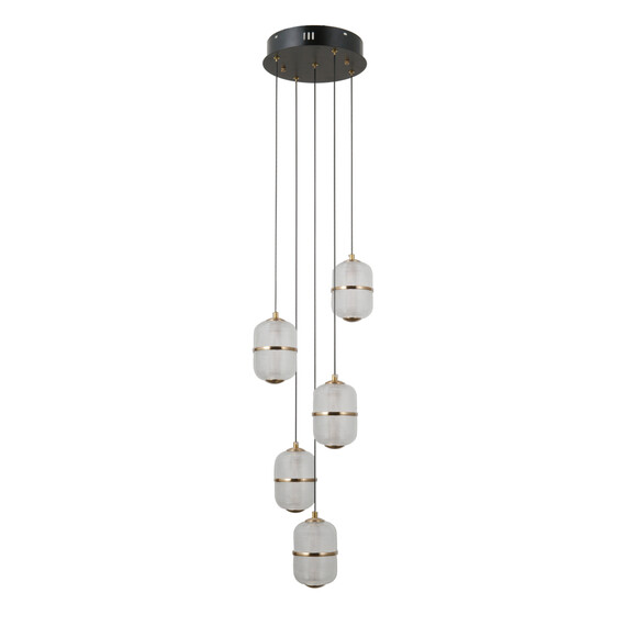 LED Полилей Alani PND-34375-5-BK Italux 28W 3000K | Osvetlenieto.bg