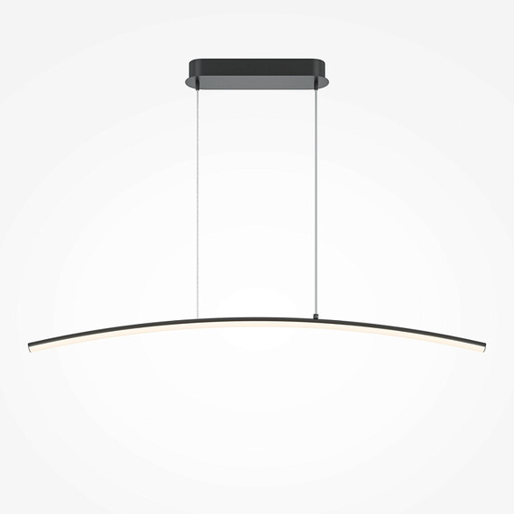 LED Полилей Curve MOD243PL-L18BK Maytoni 15W 3000K-4000K | Osvetlenieto.bg