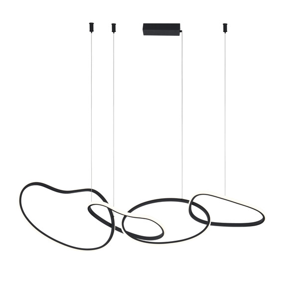LED Полилей Fonte PND-22412-S4-BK Italux 40W 3000K-6000K | Osvetlenieto.bg
