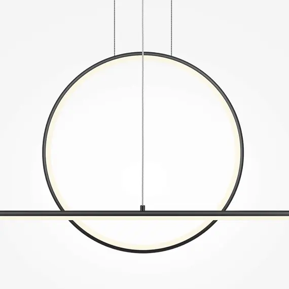 LED Полилей Halo MOD247PL-L49BK Maytoni 40W 3000K-4000K | Osvetlenieto.bg