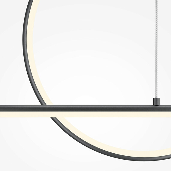 LED Полилей Halo MOD247PL-L49BK Maytoni 40W 3000K-4000K | Osvetlenieto.bg