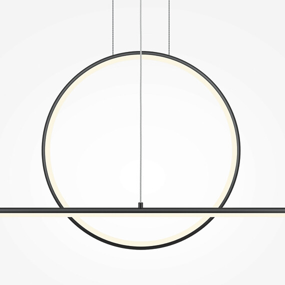 LED Полилей Halo MOD247PL-L49BK Maytoni 40W 3000K-4000K | Osvetlenieto.bg