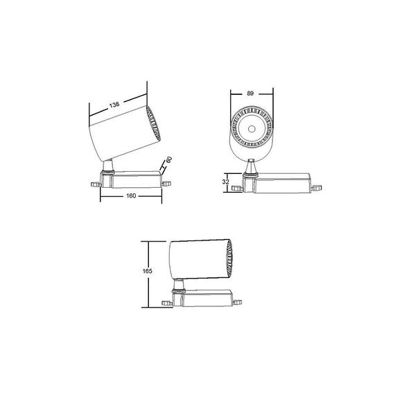 LED Спот за шина Vuoro 4L TR029-3-30W3K-B Maytoni 26W 3000K | Osvetlenieto.bg